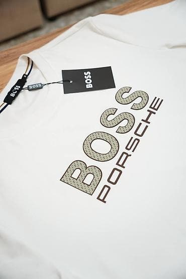 Мужские футболки BOSS - Классический крой, круглый вырез - Материал — 5