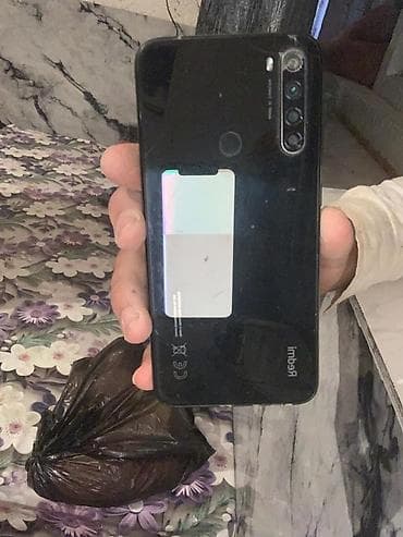 Redmi, Redmi Note 8, Б/у, 64 ГБ, цвет - Черный, 2 SIM