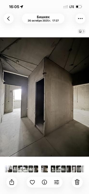 квартиы: 1 комната, 45 м², Элитка, 9 этаж, Готовая ПСО (под самоотделку) — 2