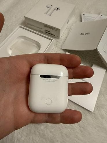 bluetooth speaker: Беспроводные вкладыши наушники, Apple, Airpods 2, Б/у — 5