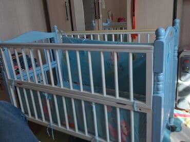 купить бу двухъярусную кровать: Продаю детскую кроватку б/у в хорошем состоянии — 1