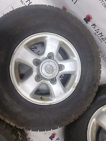 diski kg: Колеса в сборе 275 / 70 / R 16, Зима, Б/у, Комплект, Внедорожные (АТ/МТ), Литые, отверстий - 5 — 4