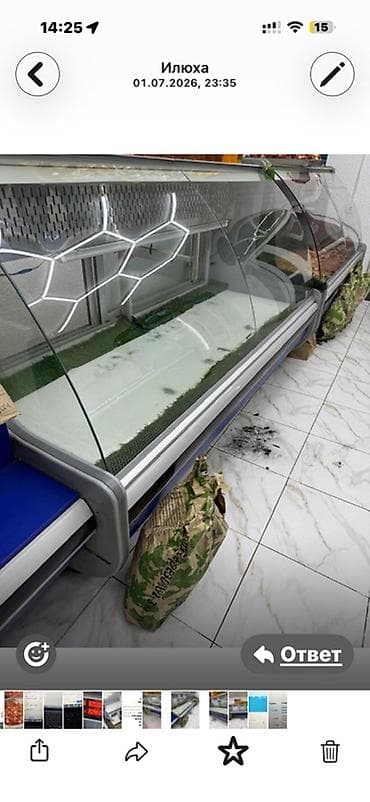 Холодильное оборудование: Холодильная витрина (пристенная/прилавок) - Тип: охлаждаемая витрина — 3