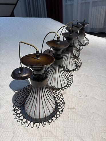 светельник: Подвесные светильники в наличии — 6 шт, б/у в хорошем состоянии - — 3