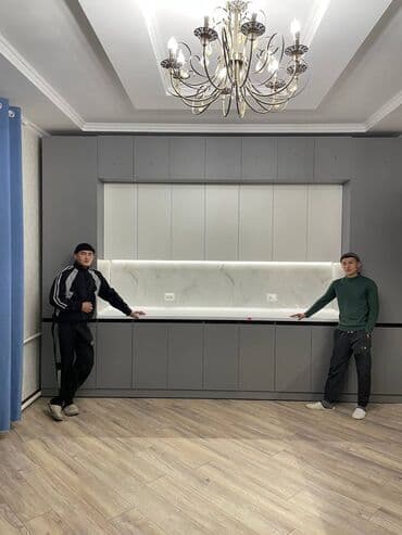 гардеробный шкафы: Кухонный гарнитур, Новый, МДФ, Бесплатная доставка — 1