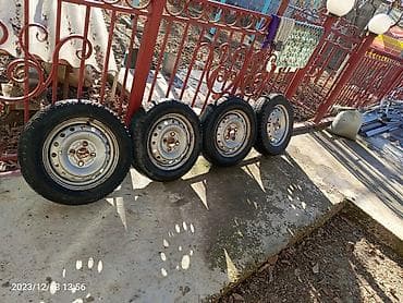 vossen diska 13: Колеса в сборе 155 / 65 / R 13, Зима, Б/у, Комплект, Легковые, Железные, отверстий - 4 — 1