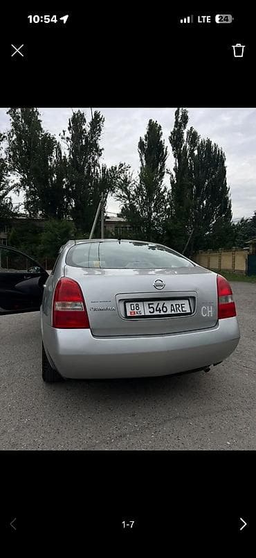 Nissan Primera: 2002 г., 2.2 л, Автомат, Бензин, Лифтбек