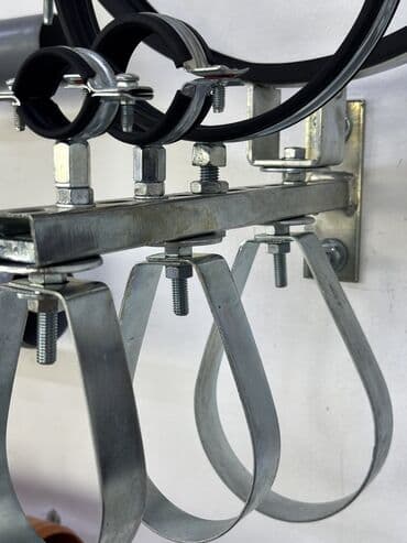 Деревообработка: Турецкие оцинкованные металлические хомуты высокого качества для труб — 4