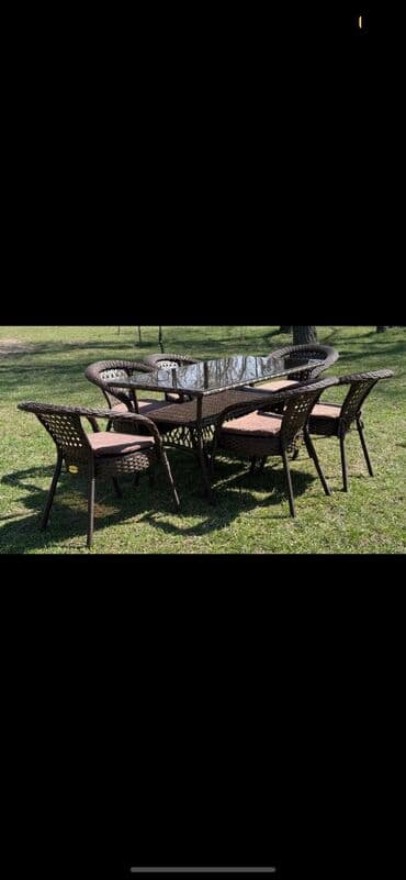 комплект садовой мебели: Комплект садовой мебели, Ротанг — 1