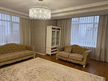 osh flats: 3 комнаты, С мебелью полностью — 1