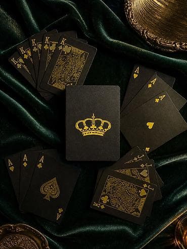 Спорт жана эс алуу: Пластиковые игральные карты — 1 колода. - Материал: высокопрочный — 2
