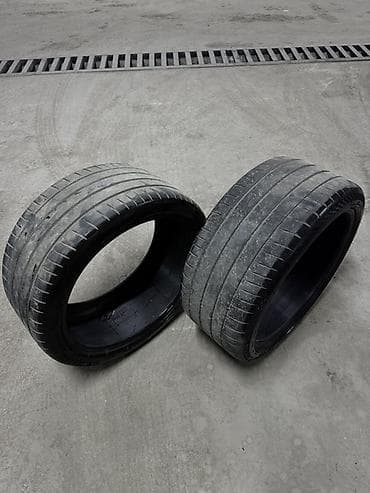 фрезерная головка: Шины 275 / 35 / R 20, Лето, Б/у, Пара, Легковые, Michelin — 4