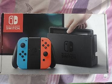 Nintendo Switch Прошитая (не OLED) с док-станцией и комплектом at lalafo.kg Nintendo Switch Прошитая (не OLED) с док-станцией и комплектом