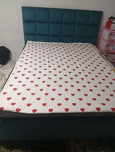 набор для перемещения мебели: Двуспальная кровать, С мягким изголовьем, длина - 200 см — 2