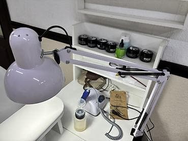 Сулуулук салондору үчүн жабдуулар: Предлагается набор оборудования для маникюра и педикюра, включающий — 1