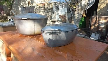 uakeen набор кастрюль: Казан - 2000 (чугунный). утятница - продана — 2