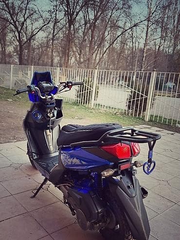 Кумурска мотороллер: Продаю самурай 2024 года, темно синего цвета💙 175 кубовый 💙 пробег — 3