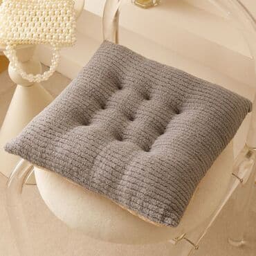 вата расчес: Мягкая сидушка-подушка на стул/кресло. - Форма: квадрат/размер: 40*40 — 8