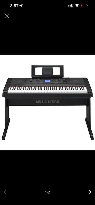 yamaha 510: Yamaha dgx-660 •	88 взвешенных клавиш (ощущение как у акустического — 1