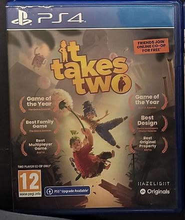 - It Takes Two (PS4) — 1800 сом
