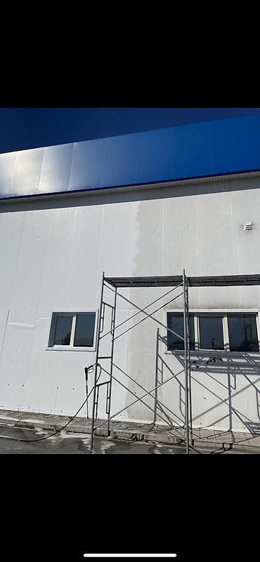 Буюртмага терезелер: Профессиональная мойка фасадов зданий - Очистка фасадов АЗС, складов — 2