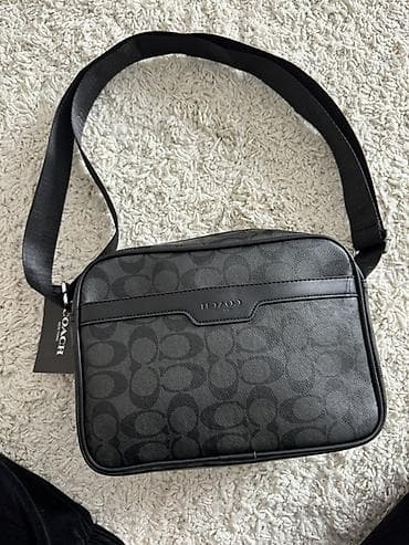 coach рюкзак: Сумка через плечо COACH New York, модель с фирменным монограмным — 1