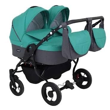 польские коляски: Детская коляска для двойни 2 в 1 (люльки + прогулочные блоки) - — 2