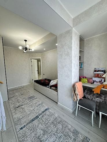 арзан квартира бишкек: 3 бөлмө, 92 м², Элитка, 12 кабат, Евроремонт — 1