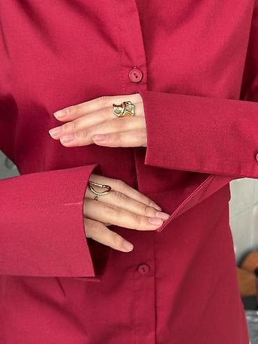 мужские футболки с длинными рукавами: Рубашка, Классическая модель, Приталенная модель — 7