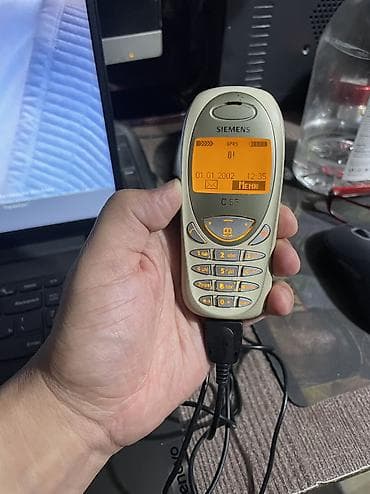 sim card: Siemens C55 — классический кнопочный мобильный телефон зарядкой — 7