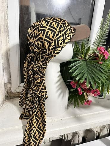 баш кийим: Кепка-платок Бандор бандан банданка - Формат: бейсболка с длинными — 6