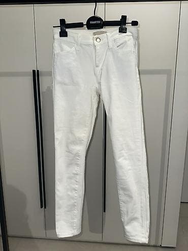 Белые джинсы скинни Uniqlo (оригинал) ✨ Базовые белоснежные джинсы