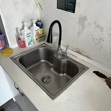 Кухонный гарнитур, Б/у, цвет - Белый, ДСП, Самовывоз — 5