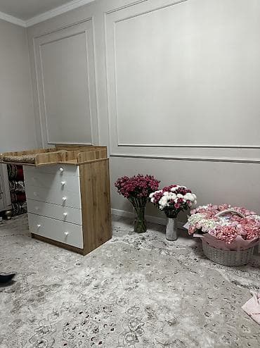 Детский комод, Новый, С пеленальным столиком, цвет - Белый, В рассрочку