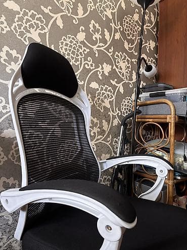 Офис шкафтары: Офис креслолор, Дөңгөлөктүү, түсү - Кара — 5