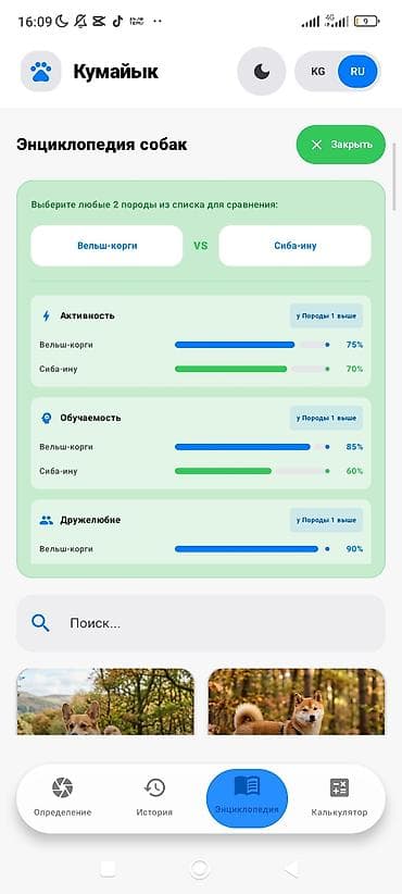 Животные: Приложение «Кумайык» — умный помощник для владельцев собак — 5