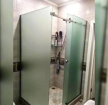 Үй жана бакча: Душ кабинасы Төрт бурчтук, Жабуусу: Жылтырабаган — 5