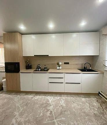 Кухни на заказ под ваши размеры и стиль - Современные прямые и at lalafo.kg Кухни на заказ под ваши размеры и стиль - Современные прямые и