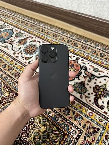 iphone 6a: IPhone 16 Pro, Black Titanium, 96 % — 1