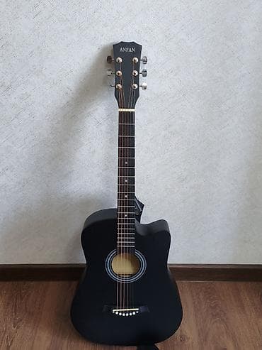 Акустическая гитара ANFAN, форма корпуса дредноут с вырезом (cutaway)