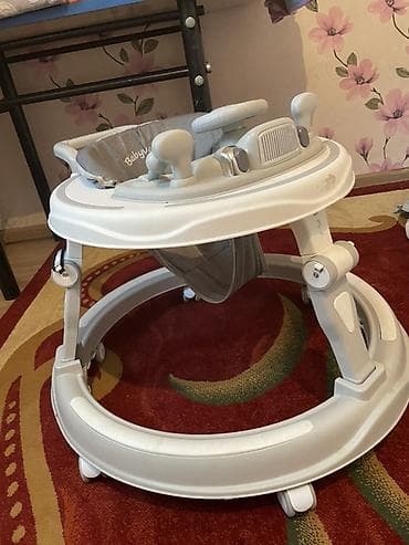 Детские ходунки Babywalker, круглая база. - Эргономичное мягкое at lalafo.kg Детские ходунки Babywalker, круглая база. - Эргономичное мягкое