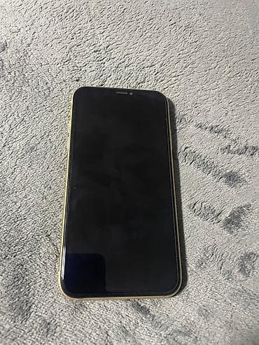 IPhone Xr, Б/у, 64 ГБ, Желтый, 68 %