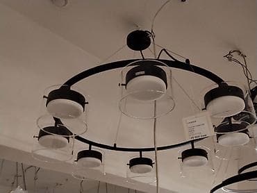 Люстры: Люстра потолочная LED в современном стиле - Конструкция: круглая — 3