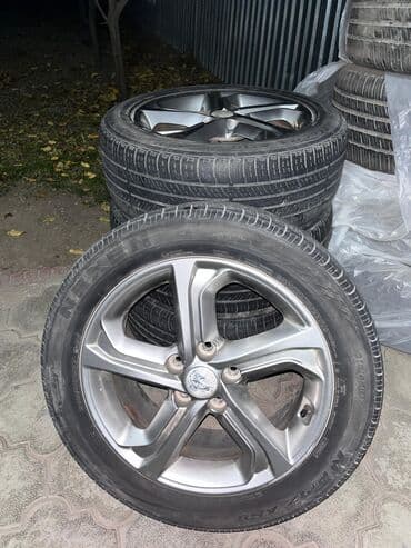 диски на нексии: Колеса в сборе 215 / 55 / R 17, Всесезонная, Б/у, Комплект, Легковые, Литые, отверстий - 5 — 2