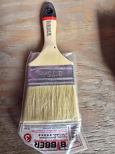 Плоская малярная кисть BIBBER, ширина 75 мм (3"). - Тип