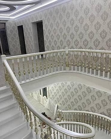 табоички для домов: Деревянная лестница Для дома, Форма лестницы: Много-маршевая, Стиль: Классический — 4