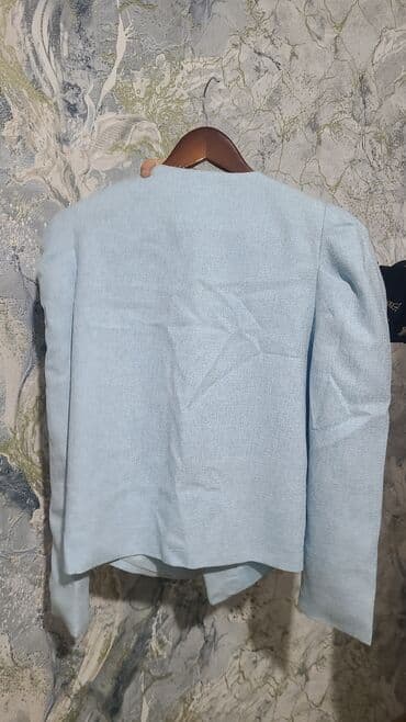 свадебные платья бишкек дордой: Жакет DIVERSIYA, размер M. - Цвет: нежно-голубой. - Фактурная — 2