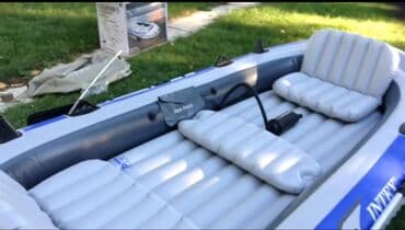 купить кораблик для рыбалки с эхолотом бу: Лодка, Гребная, Резина, Новый — 6