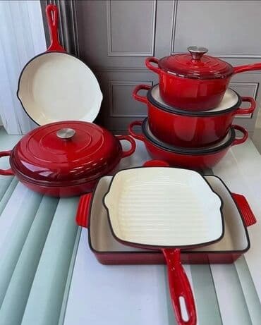 набор посуды с каменным покрытием vicalina отзывы: Чугунный набор оригинал 💯 %идеальный выбор для ценителей надежной и — 4