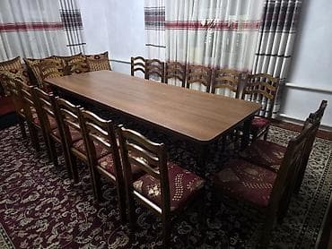 Столы для зала: Стол для зала, Б/у, Раскладной, Прямоугольный — 2